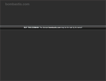 Tablet Screenshot of bombastis.com